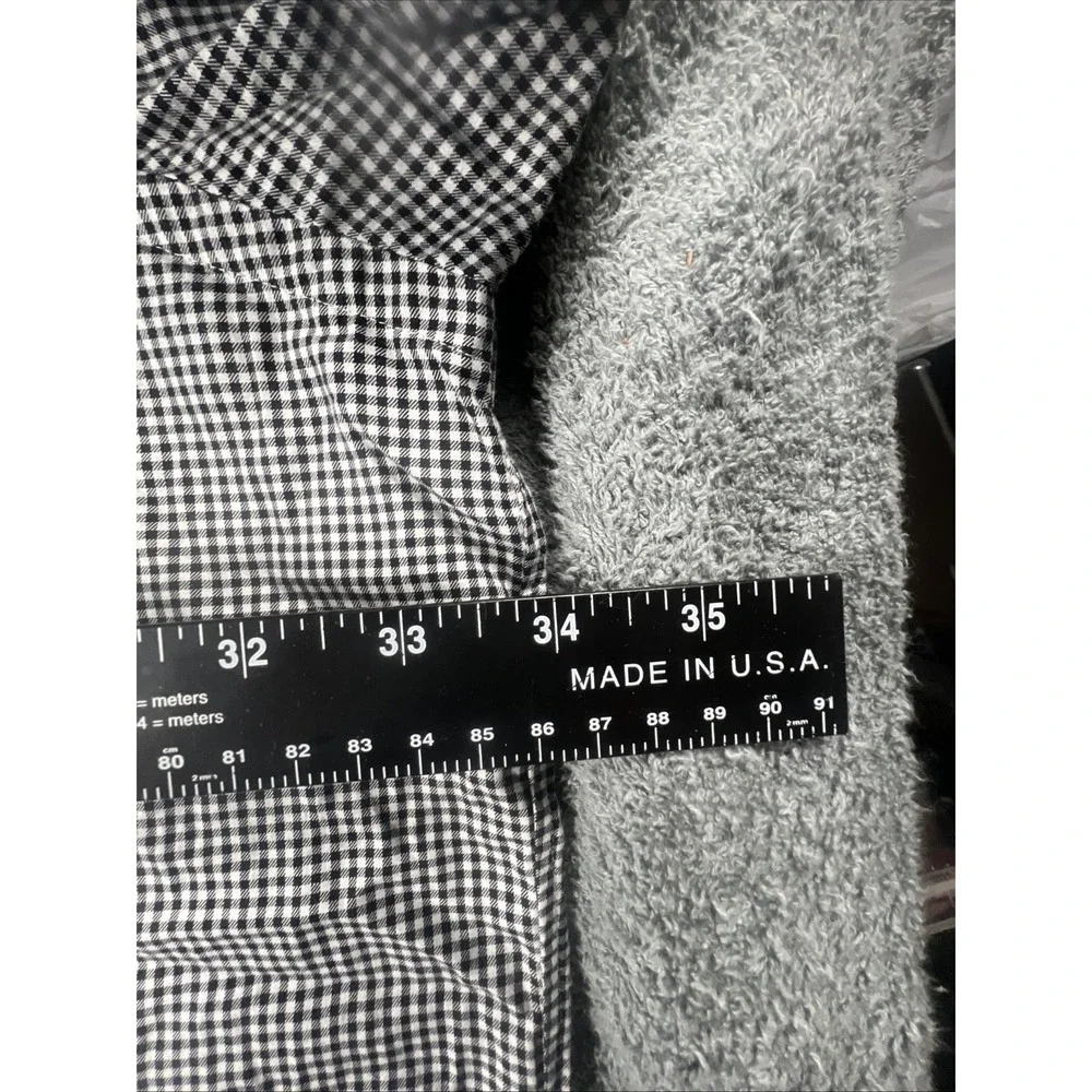 Polo Ralph Lauren Long Sleeve Button Down Black White Gingham Check Men's‎ 4XB